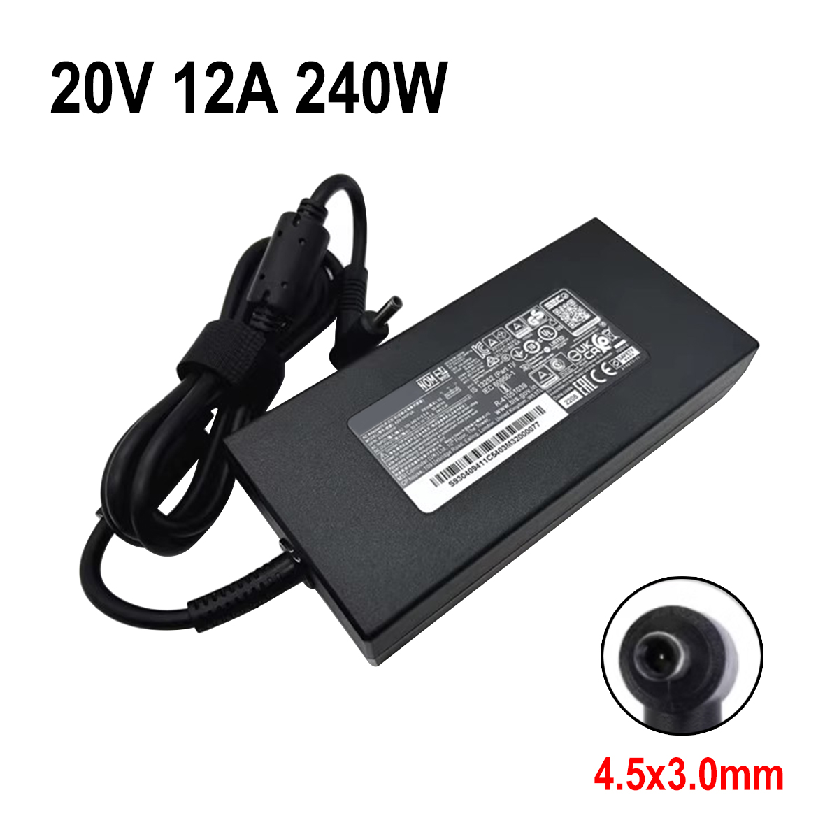 Laptop Accessories Uk - 240W 20V 12A Laptop Power Adapter