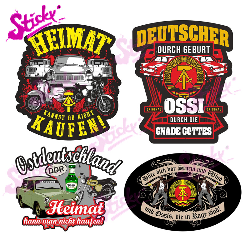 Laptop Accessories Brand - STICKY Retro German DDR You Can't