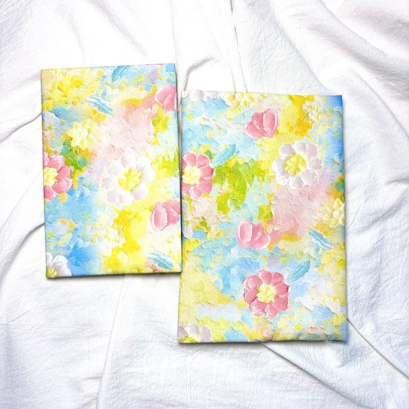 Laptop Accessories Cover - A4/A5/B5 Flowers Print Book Cover Sleeve