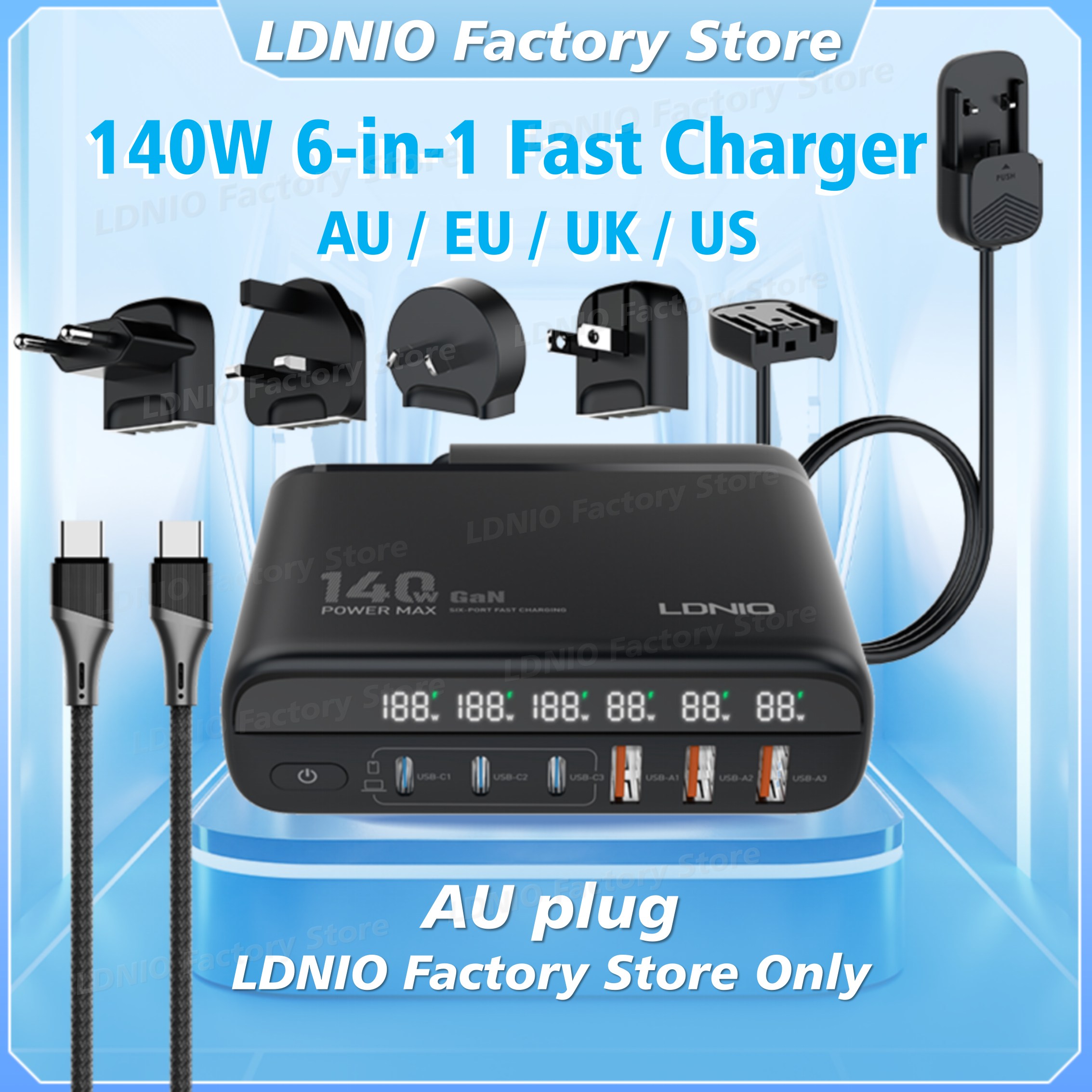Laptop Accessories Uk - 140W GaN USB C Charger PD