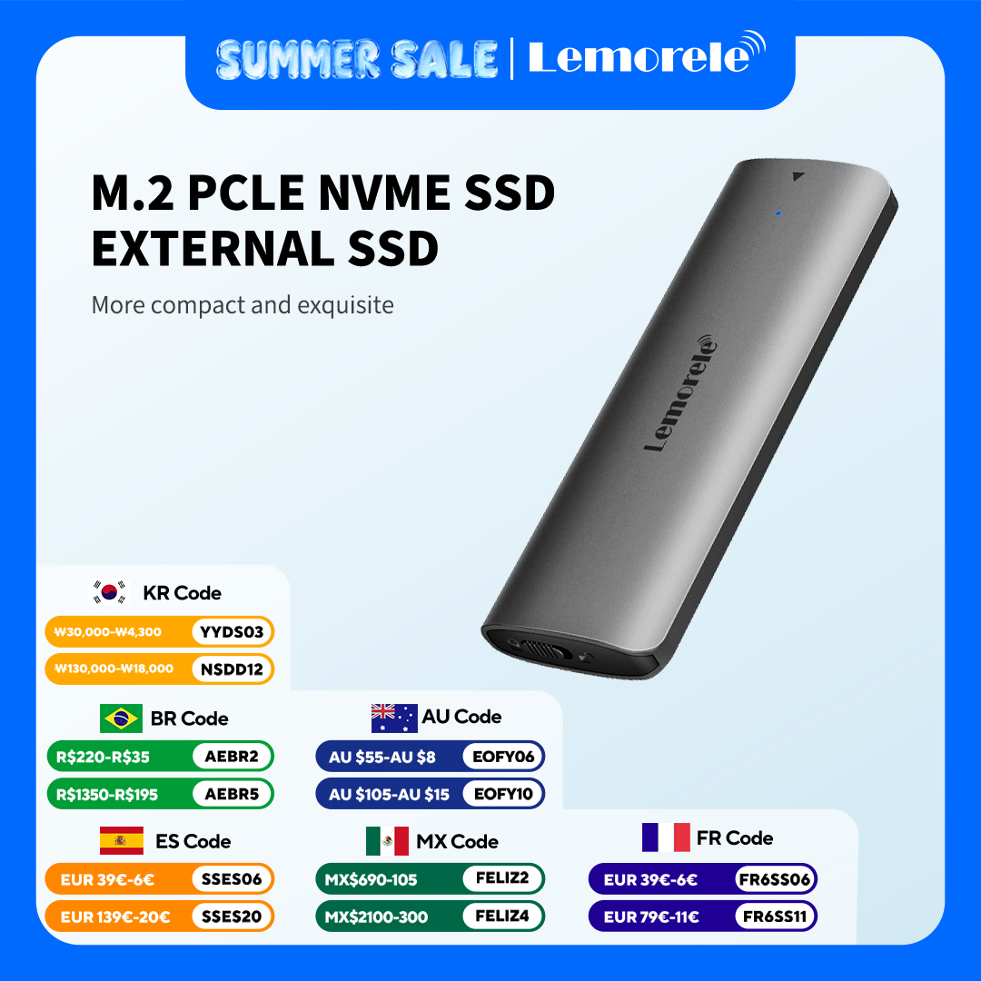 Lemorele SSD Enclosure M.2 NVM - External Nvme Ssd 리뷰 및 가격