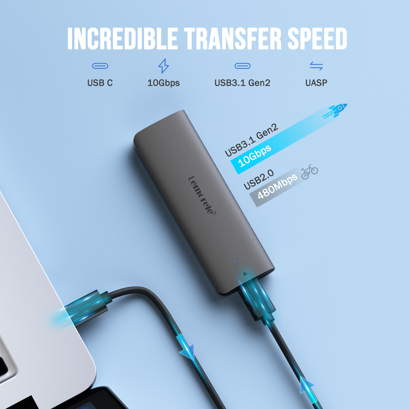 Lemorele SSD Enclosure M.2 NVM - External Nvme Ssd 리뷰 및 가격