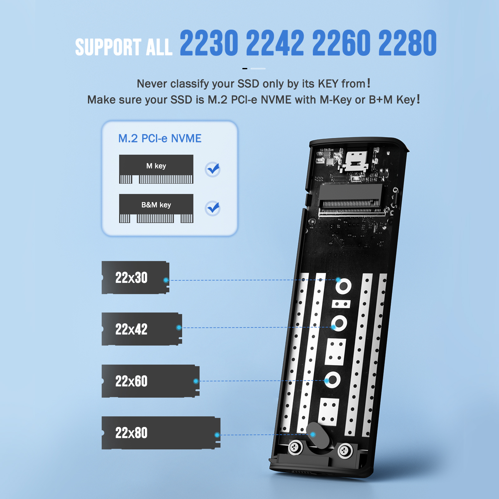 Lemorele SSD Enclosure M.2 NVM - External Nvme Ssd 리뷰 및 가격