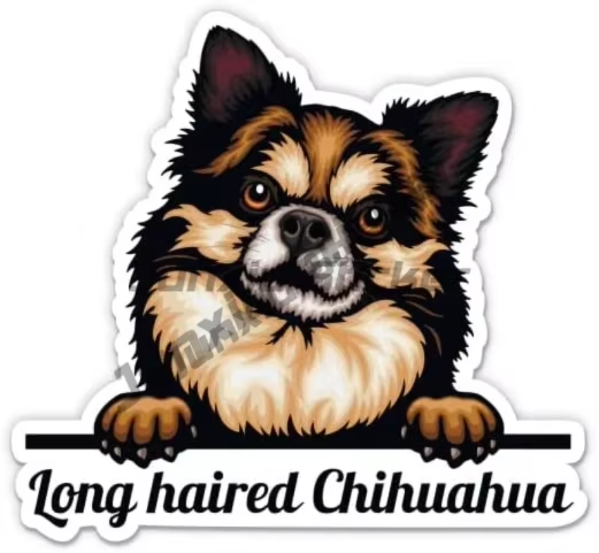 Chihuahua Mom Vinyl Sticker Ca - Laptop Accessories Brand 리뷰 및 가격