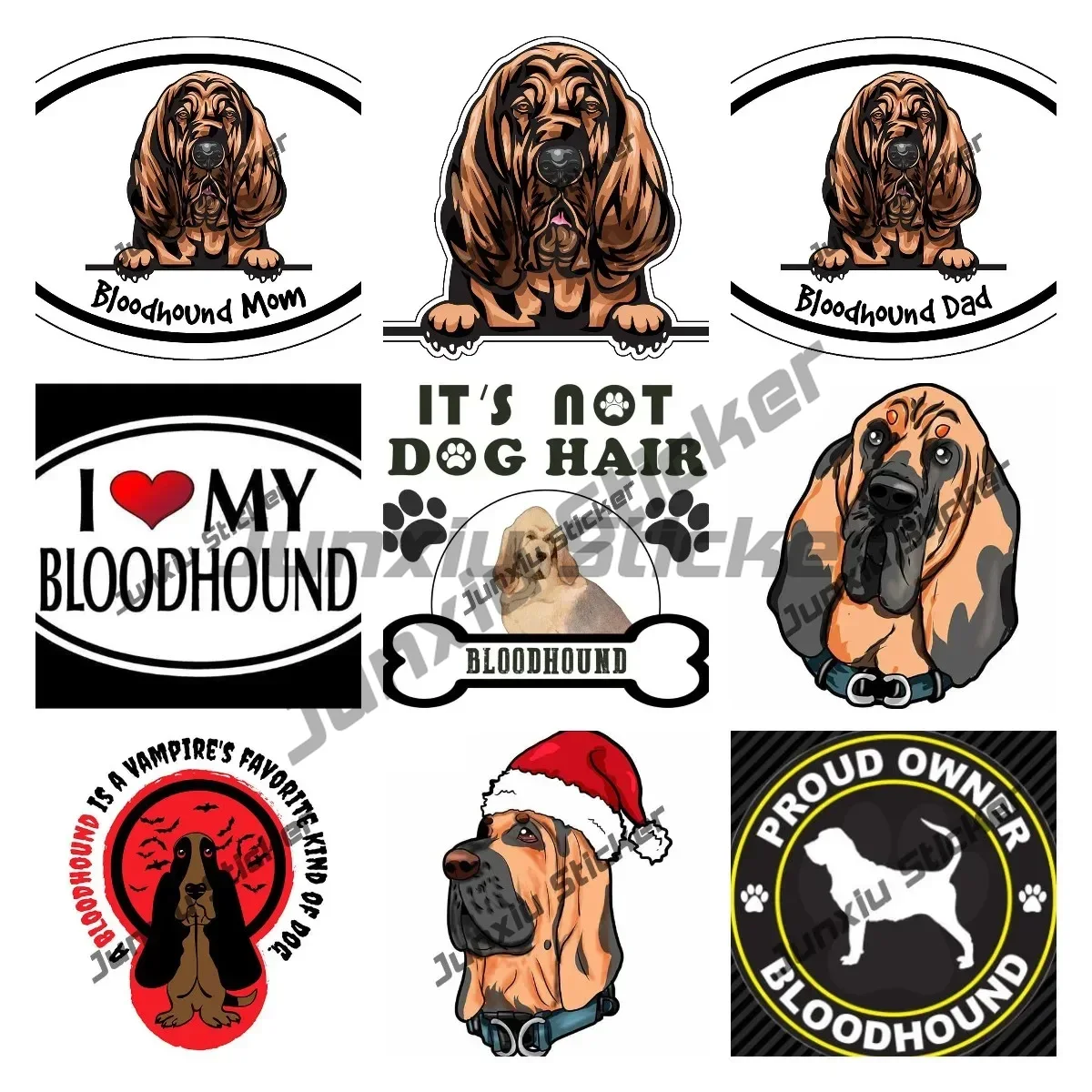 Car Stickers Funny Bloodhound  - Laptop Accessories Brand 리뷰 및 가격