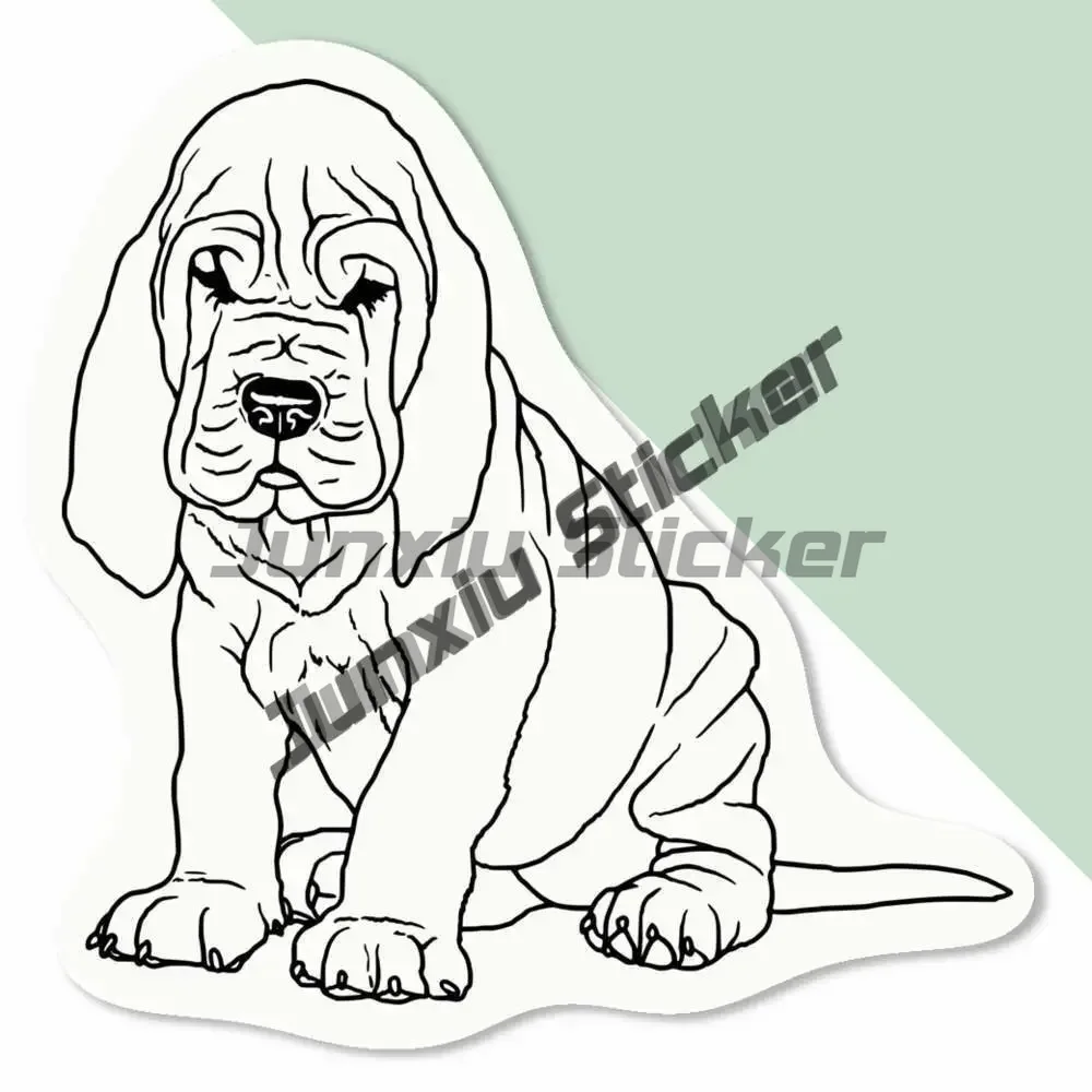 Car Stickers Funny Bloodhound  - Laptop Accessories Brand 리뷰 및 가격