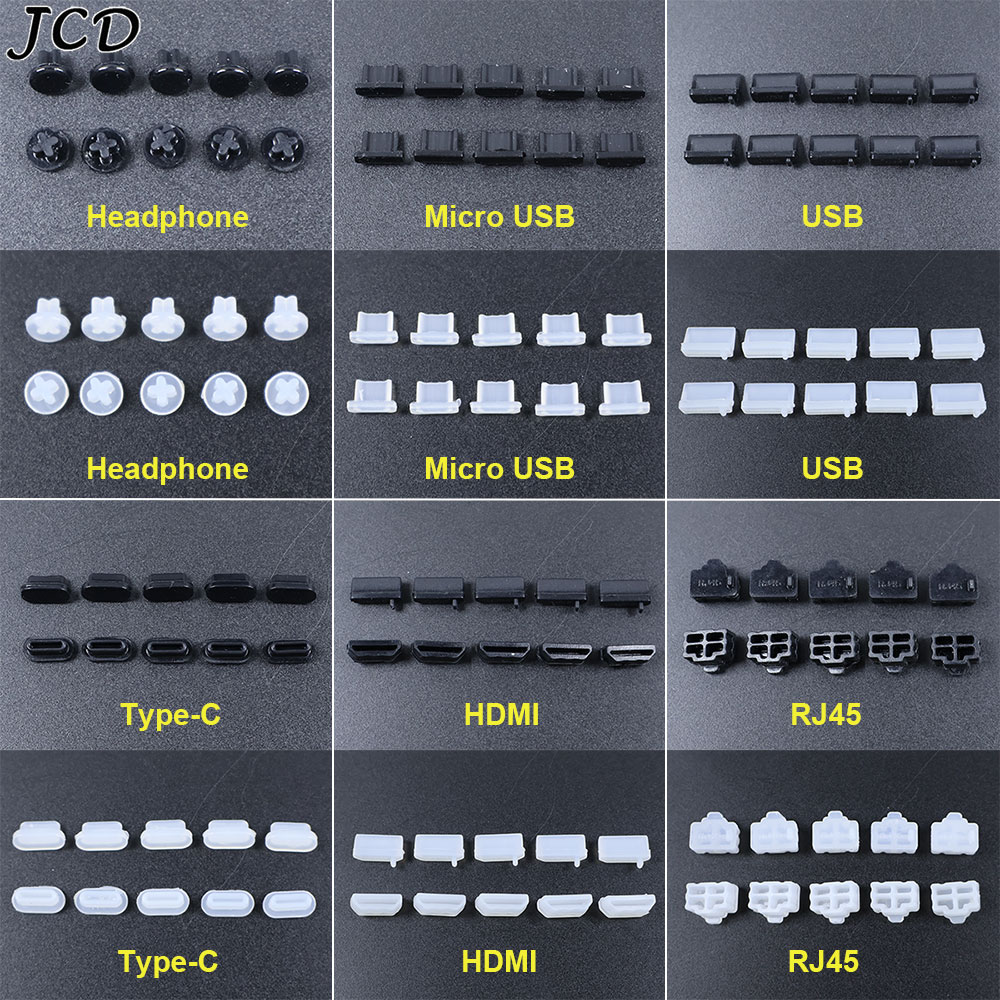 JCD 10pcs Silicone Type-C Micr - Laptop Accessories Protector 리뷰 및 가격