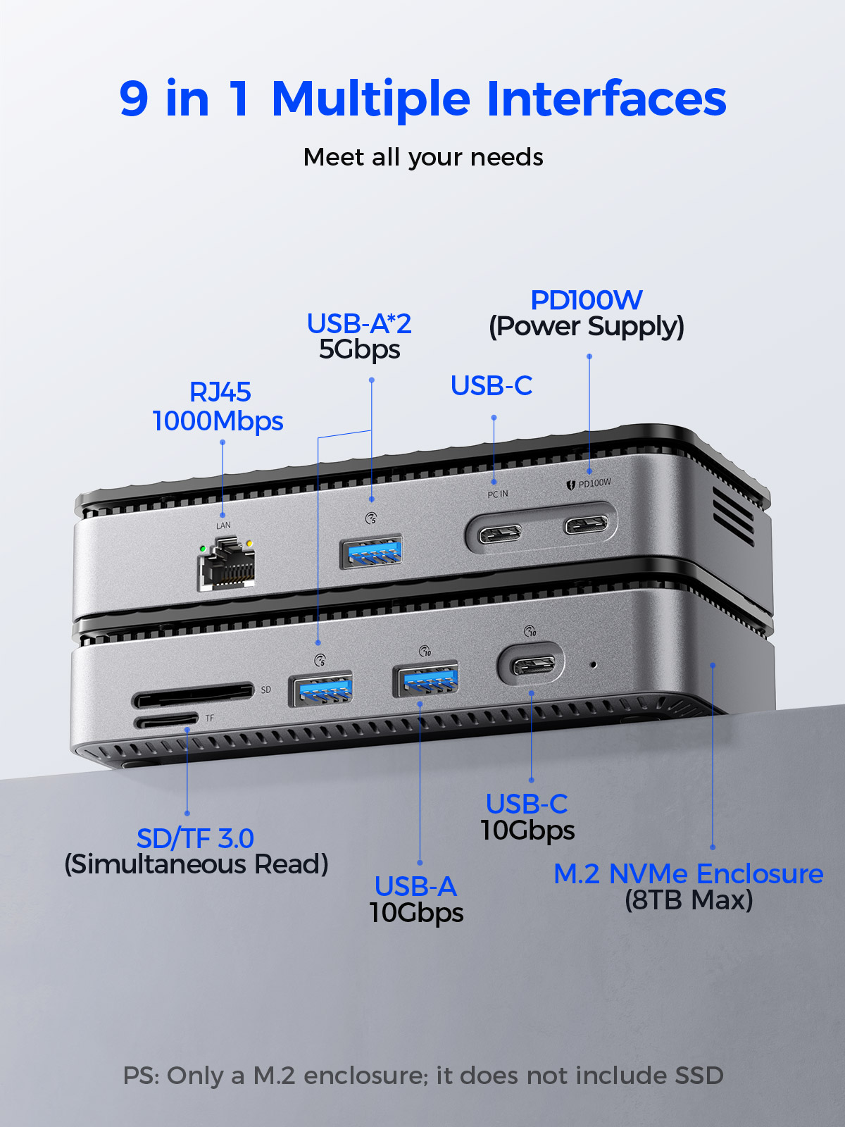 ORICO USB C Display Hub 10Gbps - External Nvme Ssd 리뷰 및 가격
