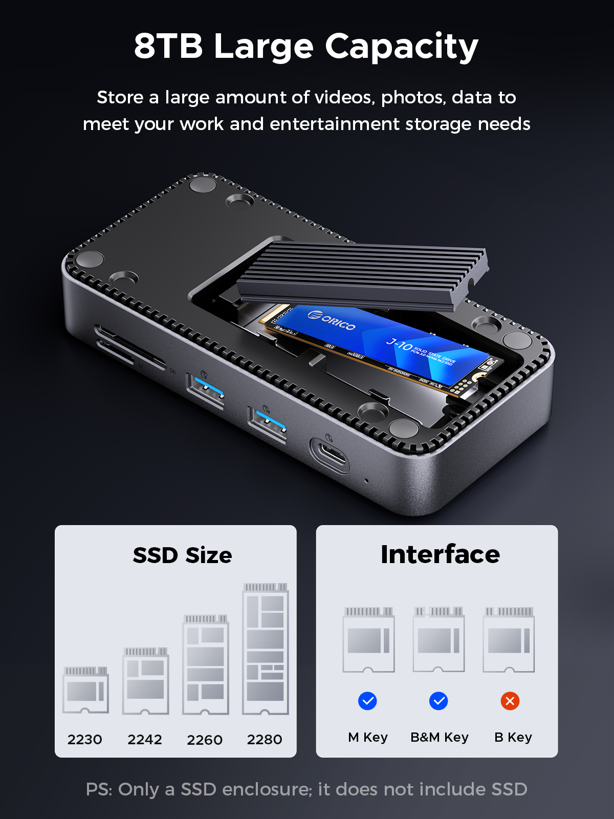 ORICO USB C Display Hub 10Gbps - External Nvme Ssd 리뷰 및 가격