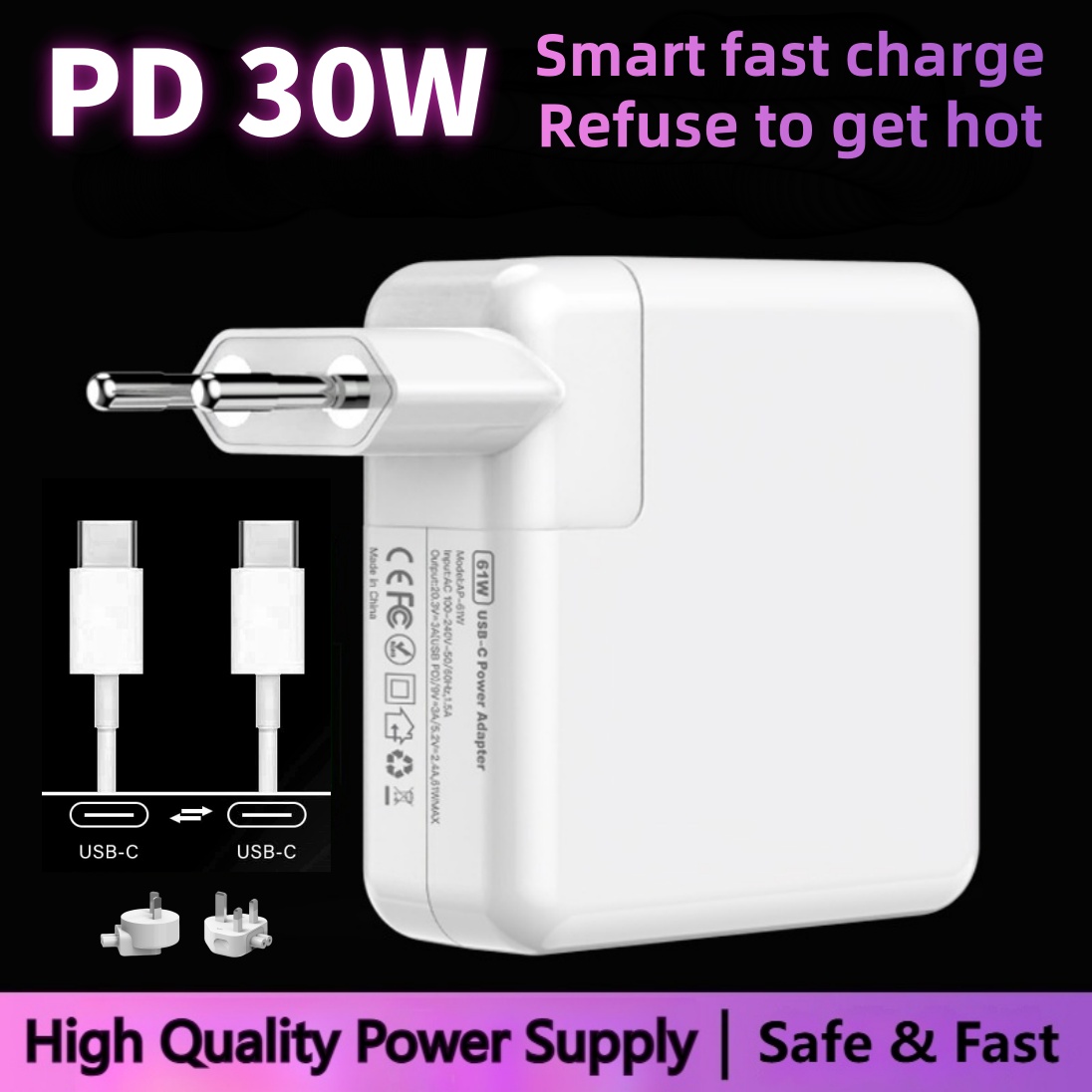30W PD Type-C Notebook Laptops - Laptop Accessories Uk 리뷰 및 가격