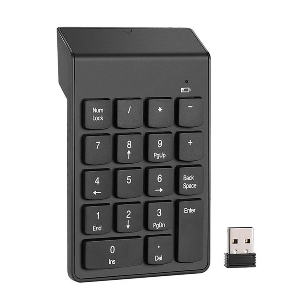 18 Keys 2.4G Wireless Keyboard - Laptop Accessories Uk 리뷰 및 가격