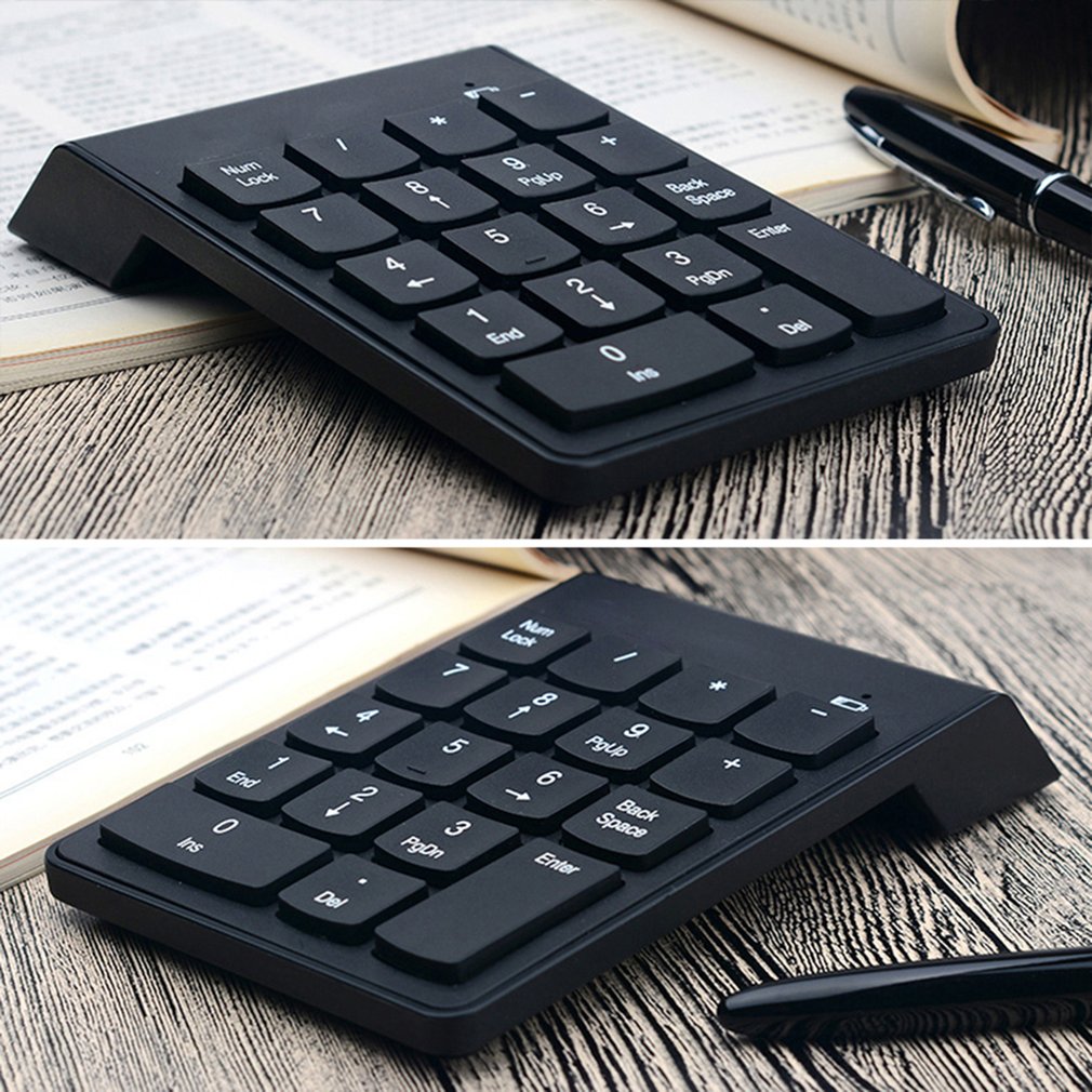 18 Keys 2.4G Wireless Keyboard - Laptop Accessories Uk 리뷰 및 가격