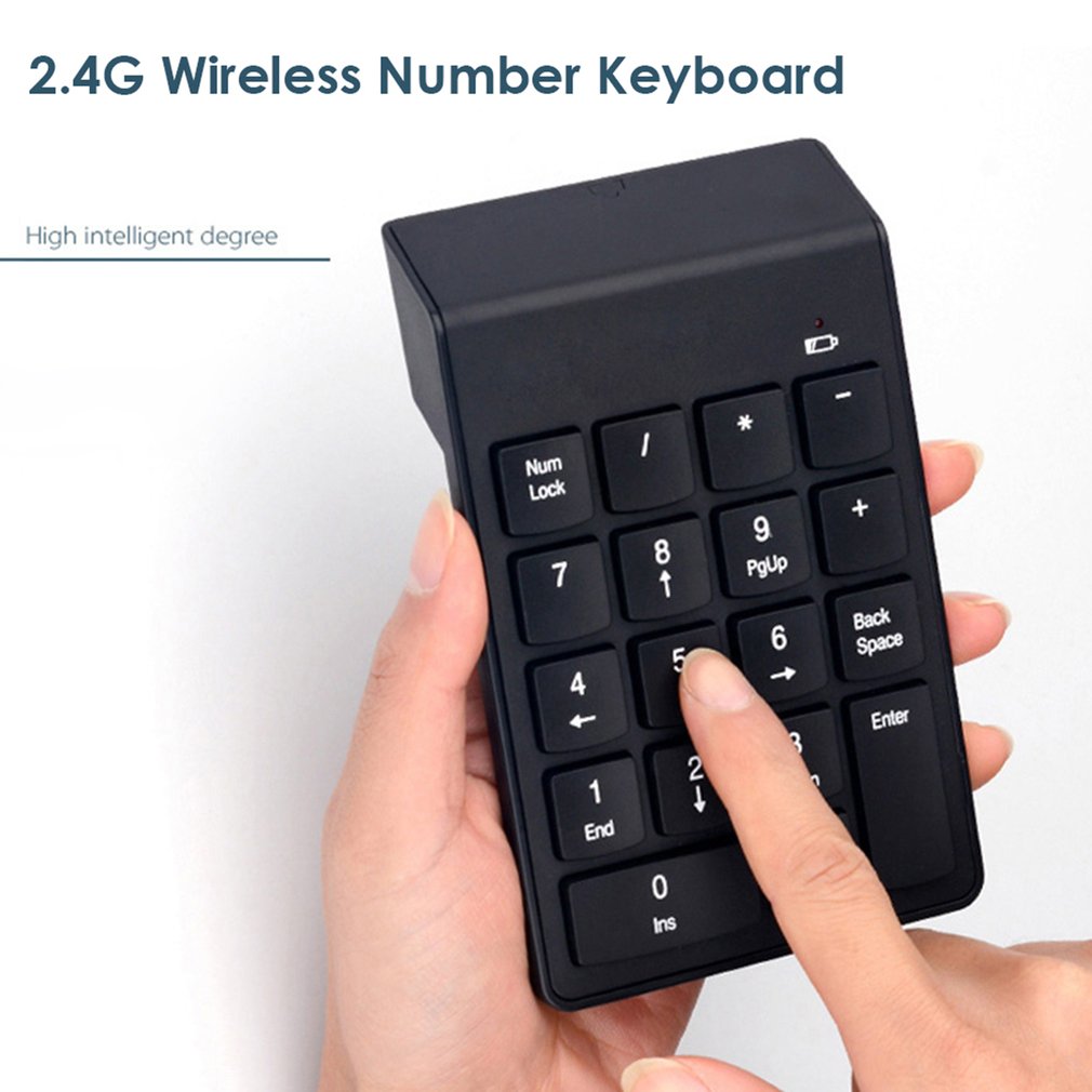 18 Keys 2.4G Wireless Keyboard - Laptop Accessories Uk 리뷰 및 가격