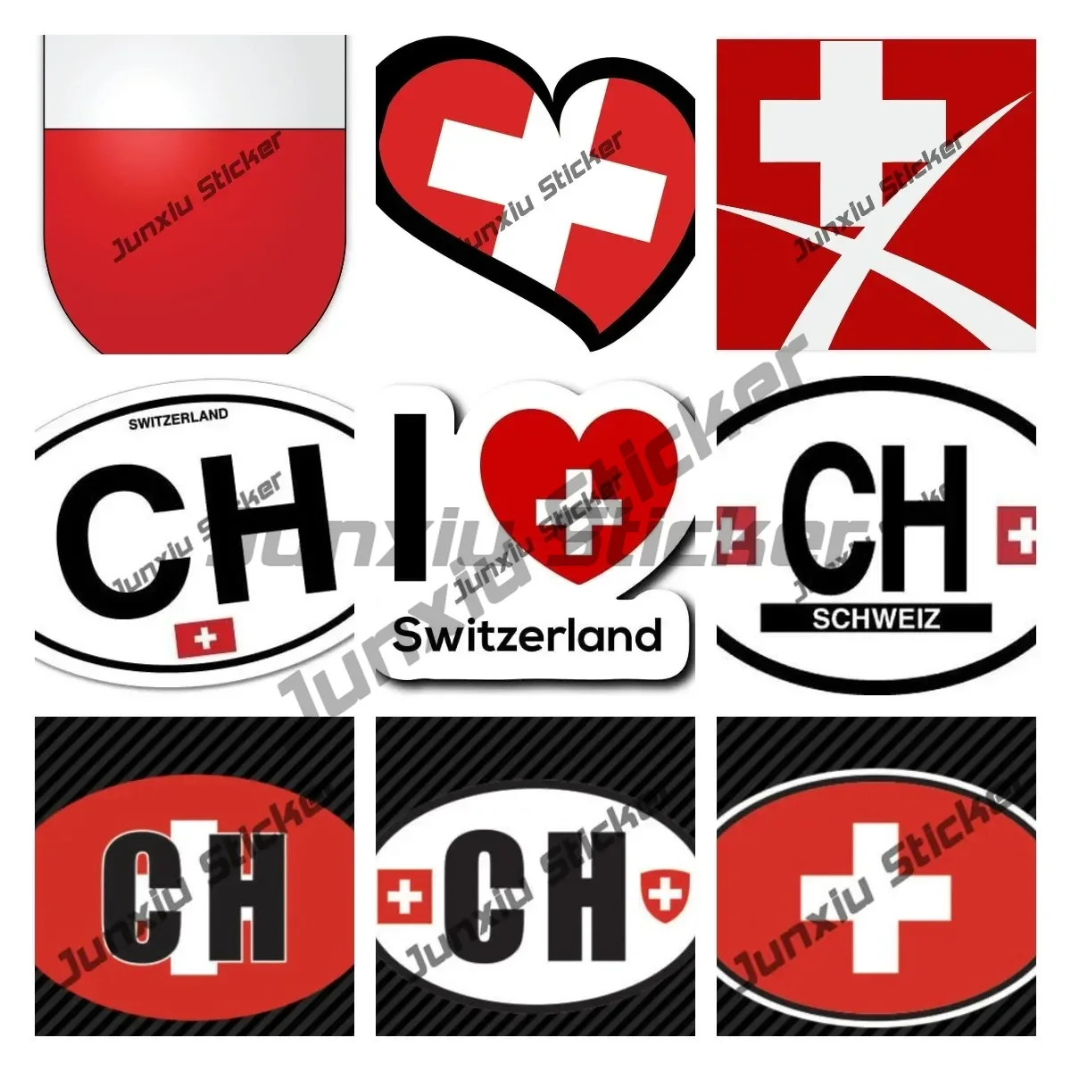 Love Switzerland Flag Decal St - Laptop Accessories Brand 리뷰 및 가격